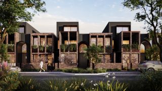 Architecturally designed townhouses.